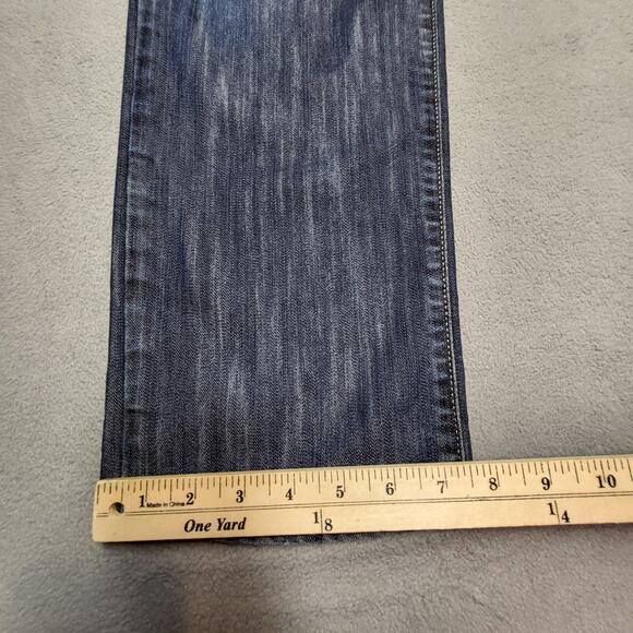 Mavi Jeans Mens Jeans 34x29 Blue Zach Straight Leg Denim Made Turkey Distressed - Picture 6 of 10